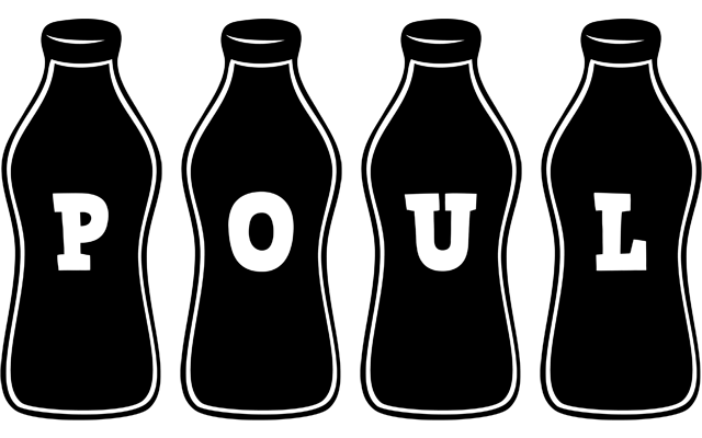 Poul bottle logo