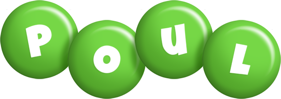 Poul candy-green logo