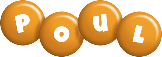 Poul candy-orange logo