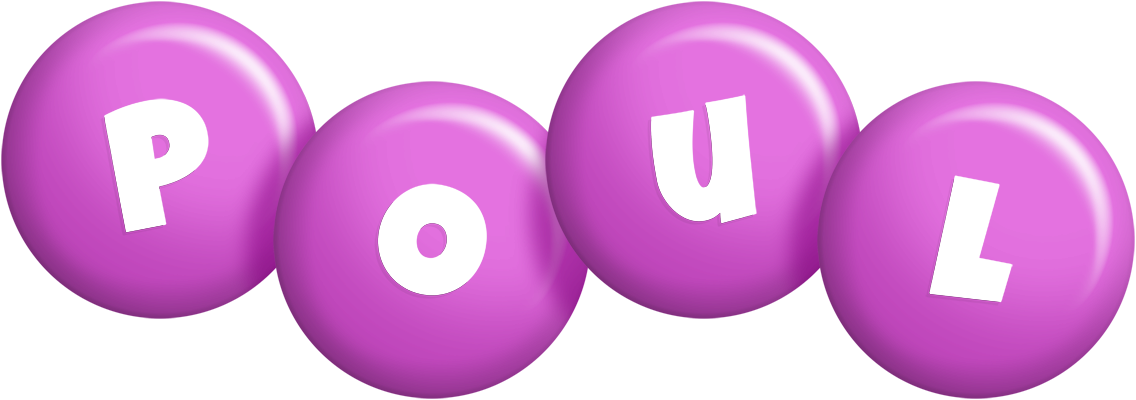 Poul candy-purple logo