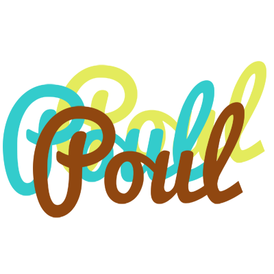Poul cupcake logo