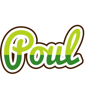 Poul golfing logo