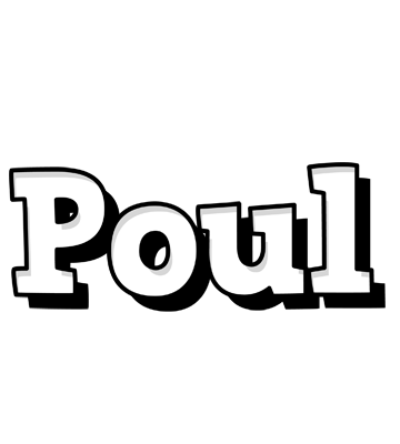 Poul snowing logo