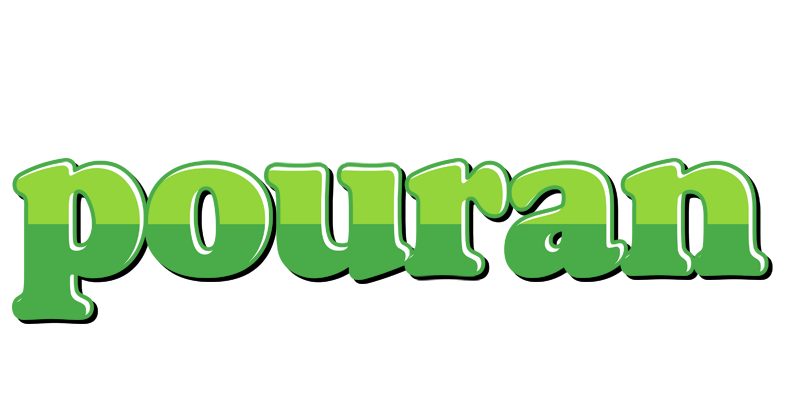 Pouran apple logo
