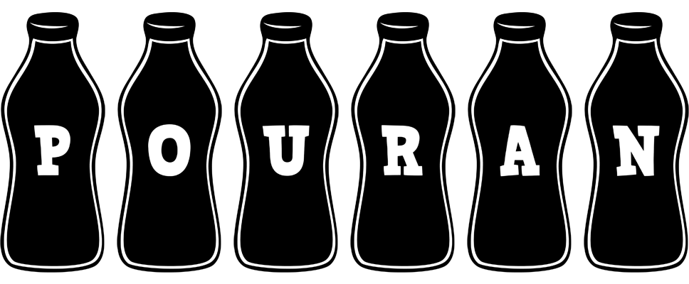 Pouran bottle logo