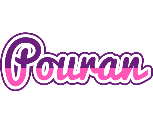 Pouran cheerful logo