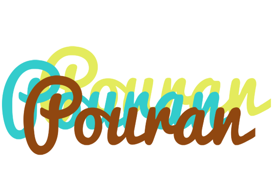 Pouran cupcake logo
