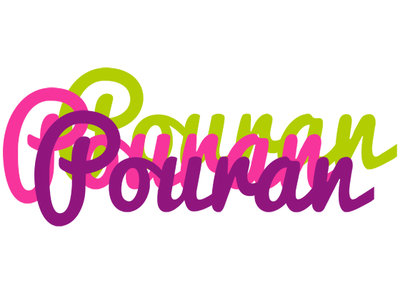 Pouran flowers logo