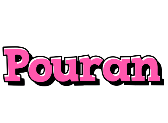 Pouran girlish logo