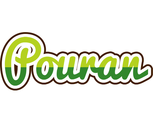 Pouran golfing logo