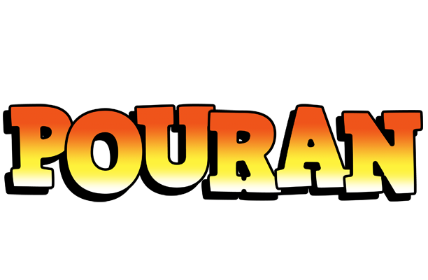 Pouran sunset logo