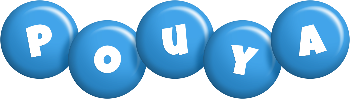 Pouya candy-blue logo