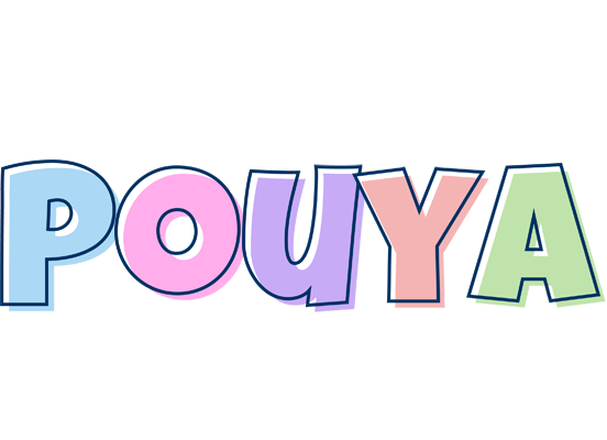 Pouya pastel logo
