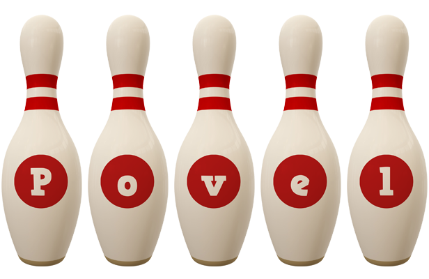 Povel bowling-pin logo