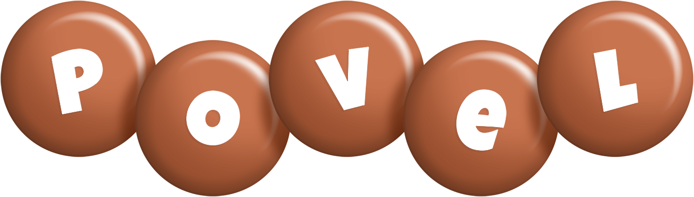 Povel candy-brown logo