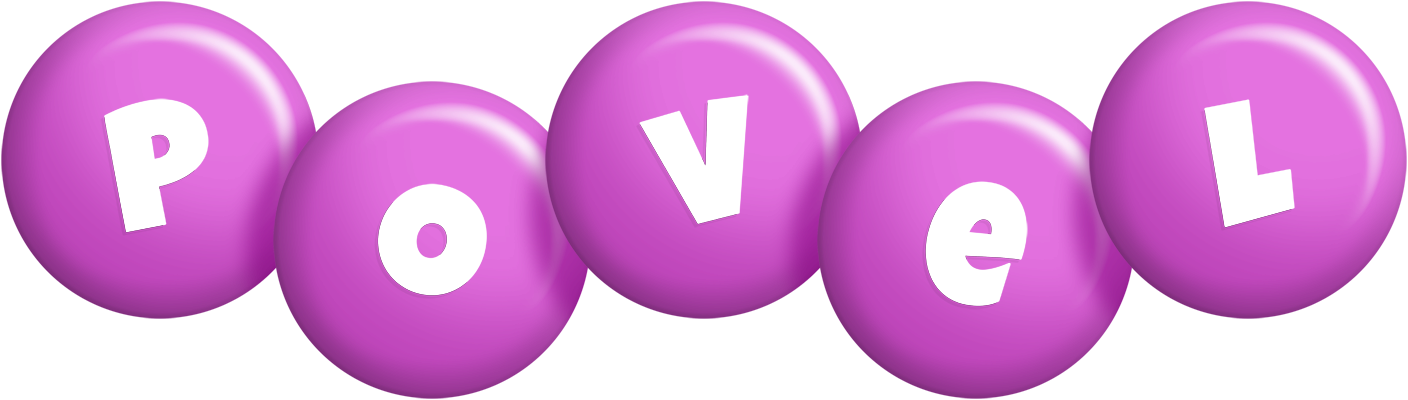 Povel candy-purple logo