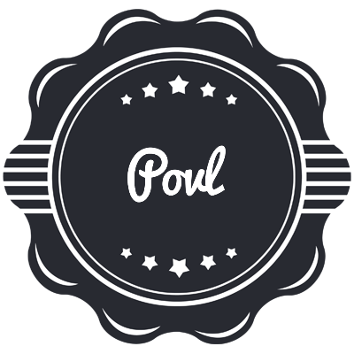 Povl badge logo