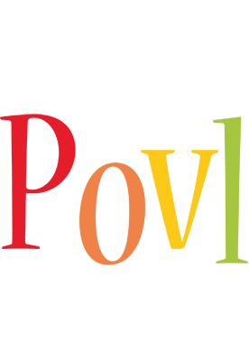 Povl birthday logo