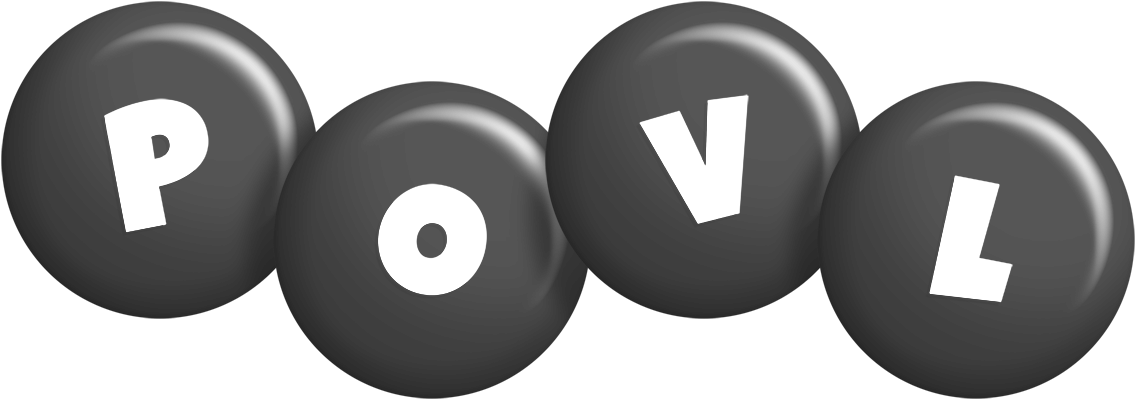 Povl candy-black logo