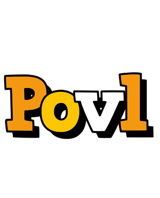 Povl cartoon logo