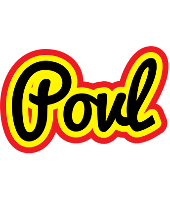 Povl flaming logo