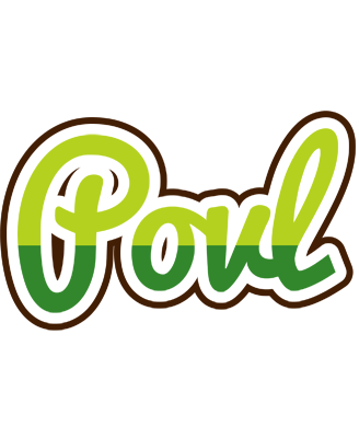 Povl golfing logo