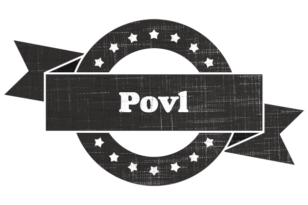 Povl grunge logo