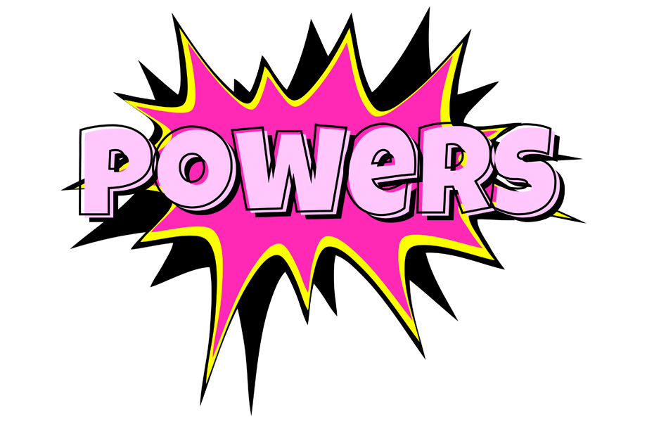 Powers badabing logo