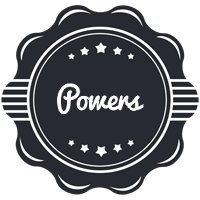 Powers badge logo