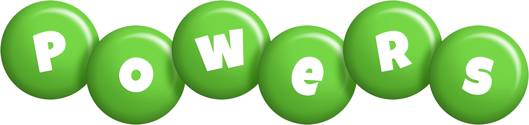 Powers candy-green logo