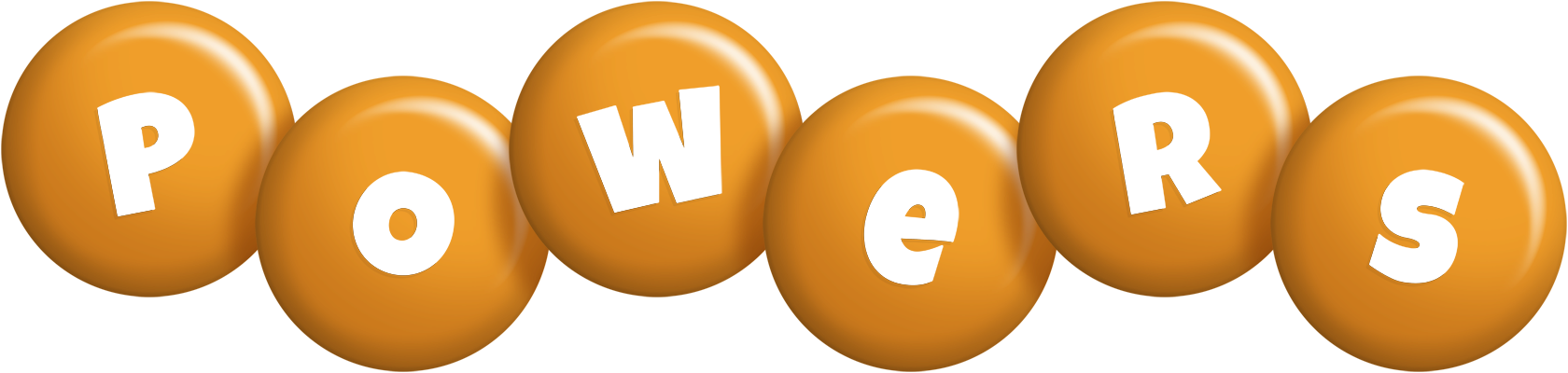Powers candy-orange logo
