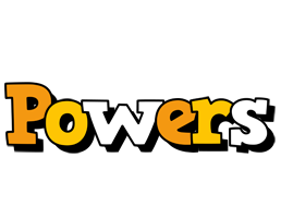 Powers cartoon logo