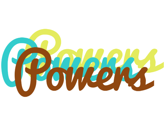 Powers cupcake logo