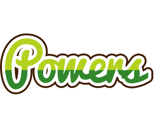 Powers golfing logo