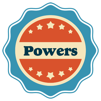Powers labels logo