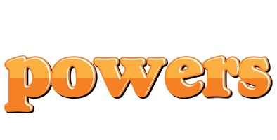 Powers orange logo