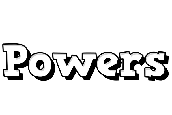 Powers snowing logo