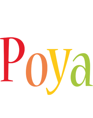 Poya birthday logo