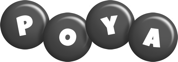 Poya candy-black logo