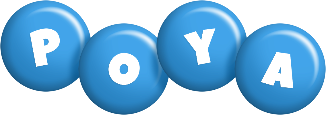 Poya candy-blue logo