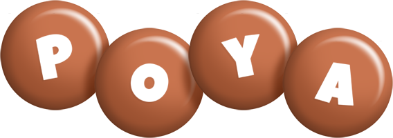 Poya candy-brown logo