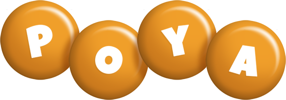 Poya candy-orange logo