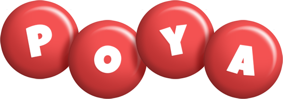 Poya candy-red logo