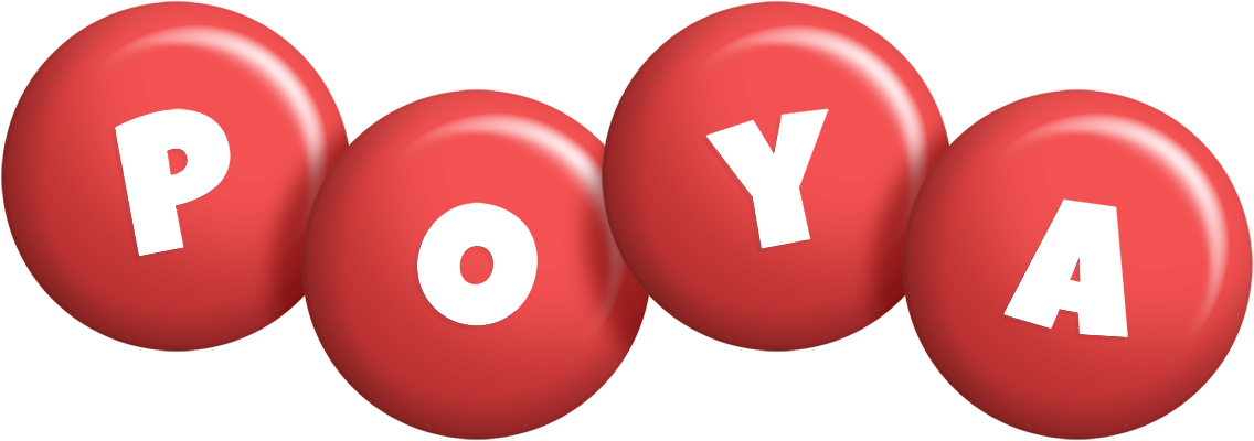Poya candy-red logo