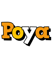 Poya cartoon logo