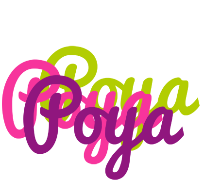 Poya flowers logo