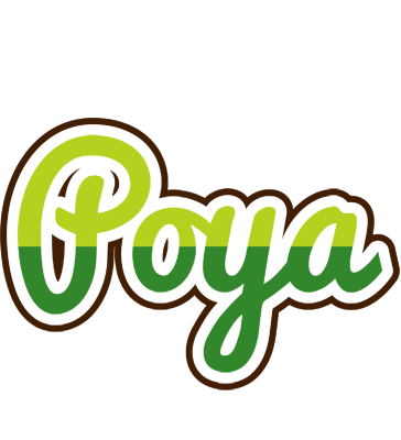 Poya golfing logo