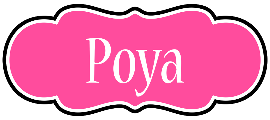 Poya invitation logo