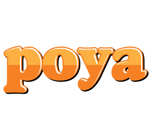 Poya orange logo