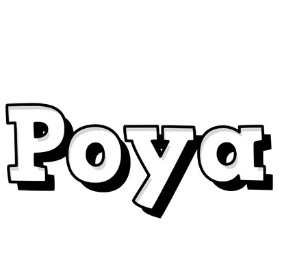 Poya snowing logo